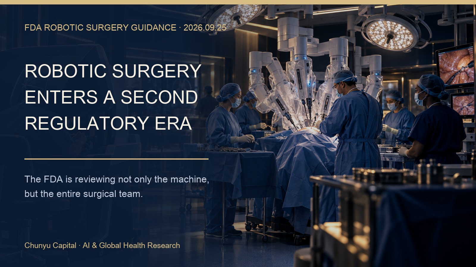 Editorial concept cover about robotic-surgery regulation